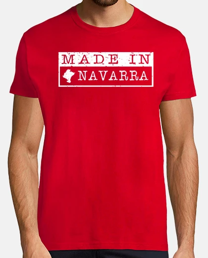 Camiseta Made in Navarra Mapa España