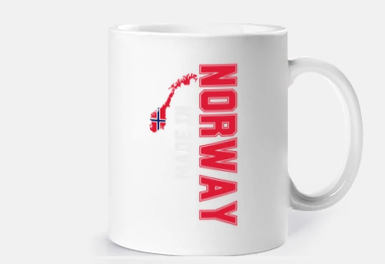 Cup made in norway