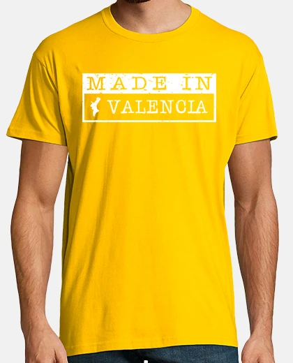 Camiseta Made in Valencia Mapa España