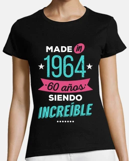 Camisetas 60 cumpleaños discount mujer