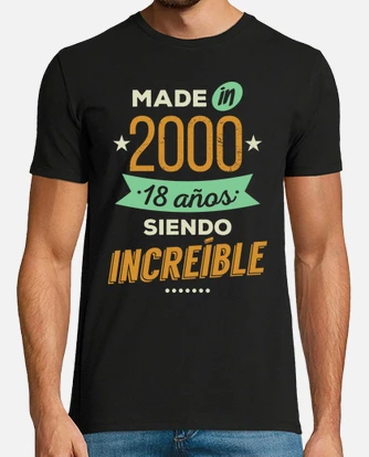 Camisetas personalizadas best sale 18 años