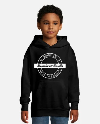 Made in meurthe et moselle kids hoodie tostadora