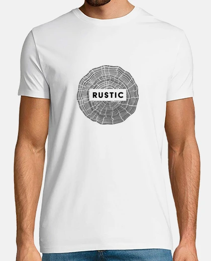 Playera madera rústica blanca