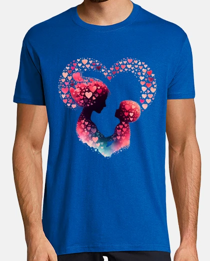 Camiseta madre e hijo en un solo corazón
