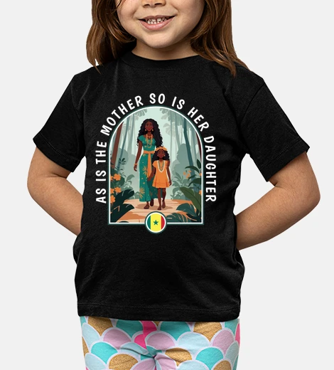 Ropa Madre senegalesa y su hija capital