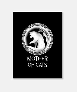madre de gatos gato mamá madres gracios