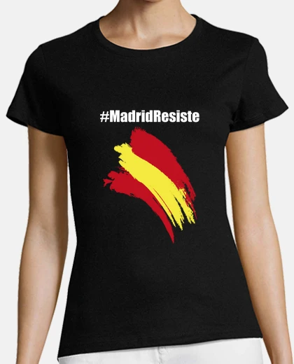 Camiseta Madrid Resiste Bandera de España