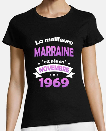 T-shirt madrina del regalo umoristico del novem
