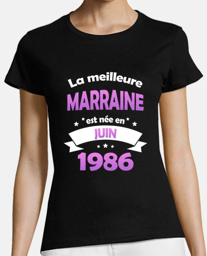 T-shirt madrina del regalo umoristico di giugno
