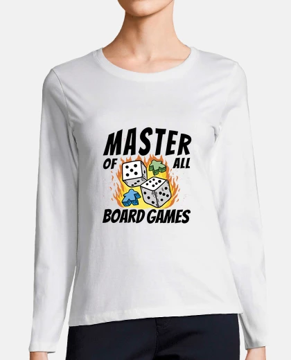 Camiseta maestro de todos los juegos de mesa