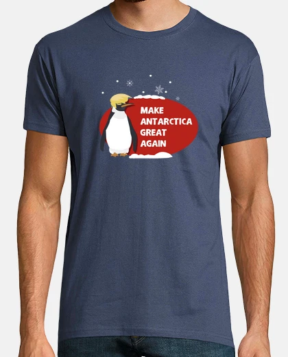 Camiseta MAGA Make Antarctica Great Again