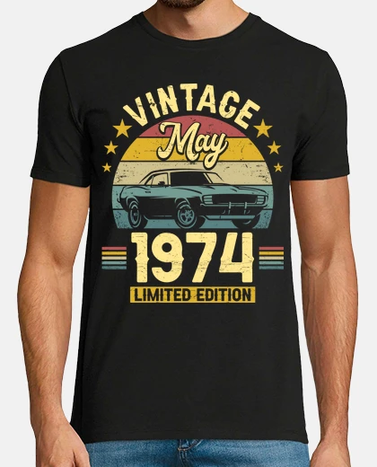 T-shirt Maggio 1974 50 Anni Compleanno