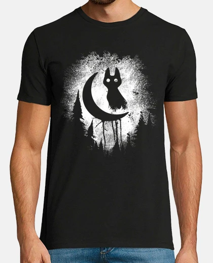 Camiseta magia del gato negro
