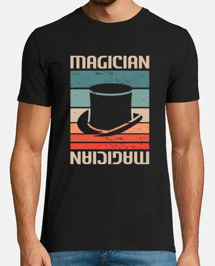 T-shirt magia del mago classico vintage retrò