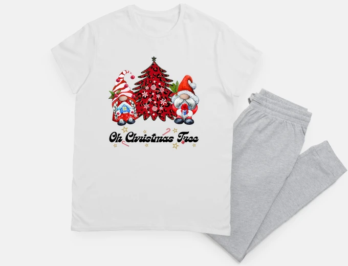Pyjama magical christmas and christmas gnomes