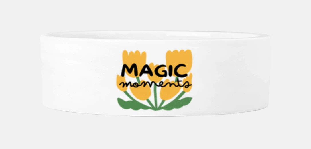 Mascotas magical moments, ceramic pet feeder