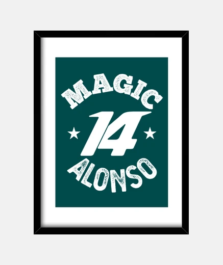 Cadre magie alonso 14 f1