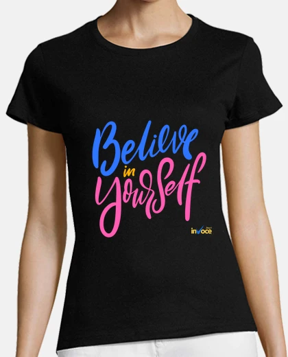 T-shirt MAGLIA BELIVE IN YOURSELF INVOCE