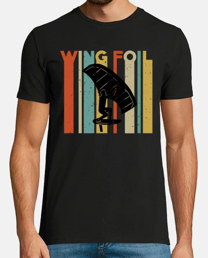 T-shirt maglia retrò ala foil