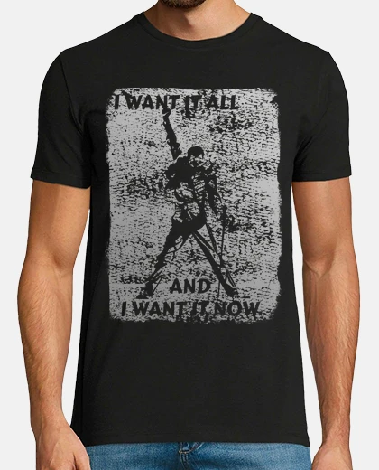 T-shirt maglietta della regina mercurio