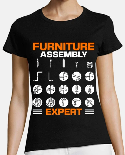 T-shirt maglietta esperto montaggio mobili