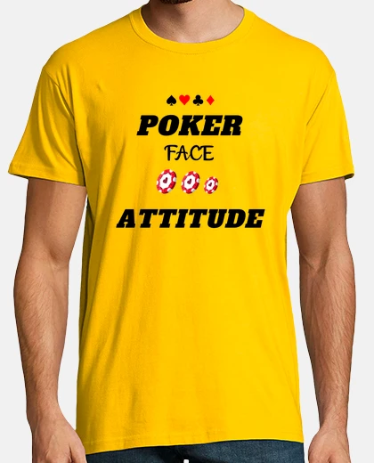 T-shirt maglietta faccia da poker