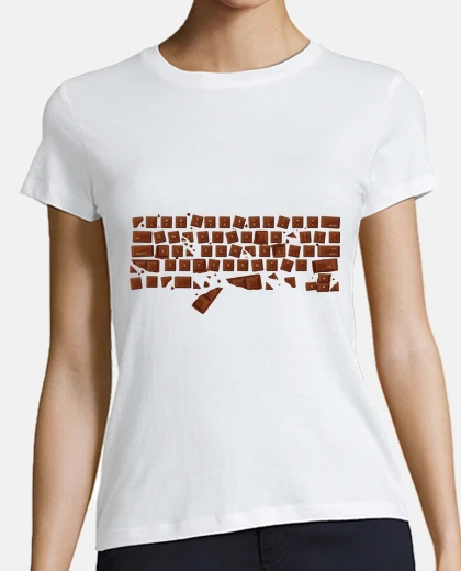 T-shirt maglietta gourmet al cioccolato