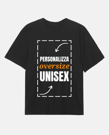 maglietta oversize personalizzata