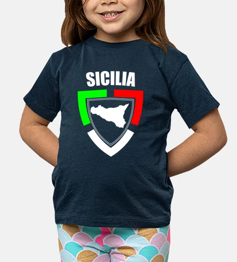 Abbigliamento Maglietta souvenir Sicilia, idea regalo