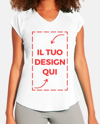 T-shirt Maglietta sportiva personalizzata da donna