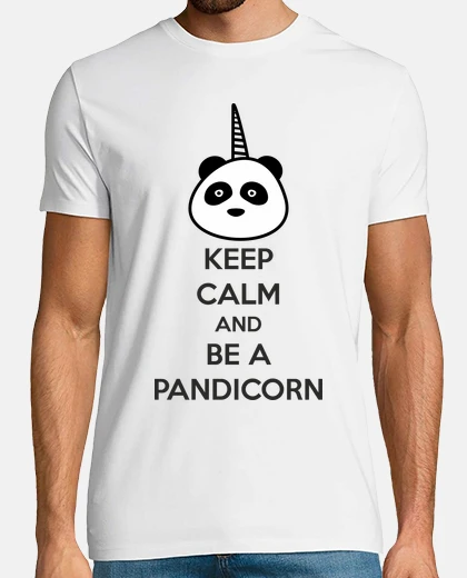 T-shirt magliette keep calm and essere un pandicorn