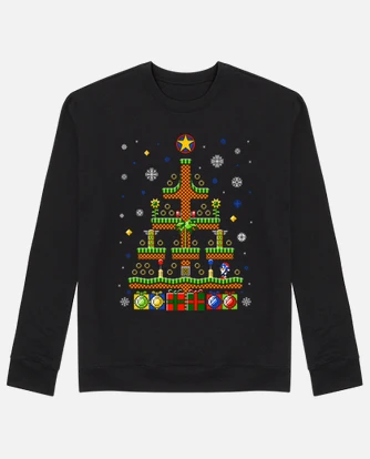 Felpa maglione maglione brutto di natale tostadora
