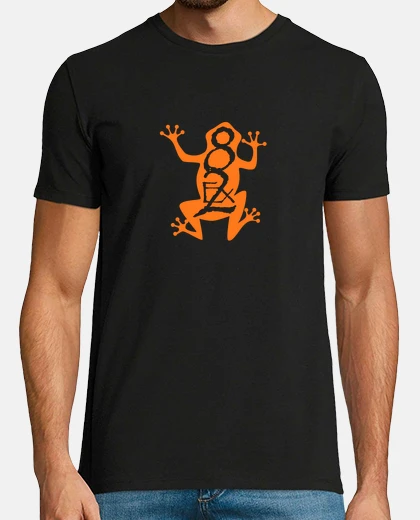 T-shirt magnolia, rana arancione esodo