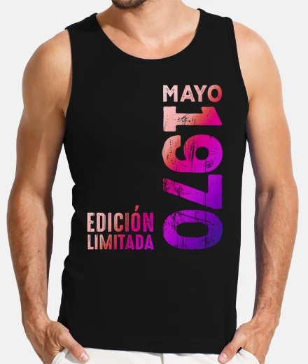 Tee-shirt mai 1970 millésime 1970 année 1970 rétr