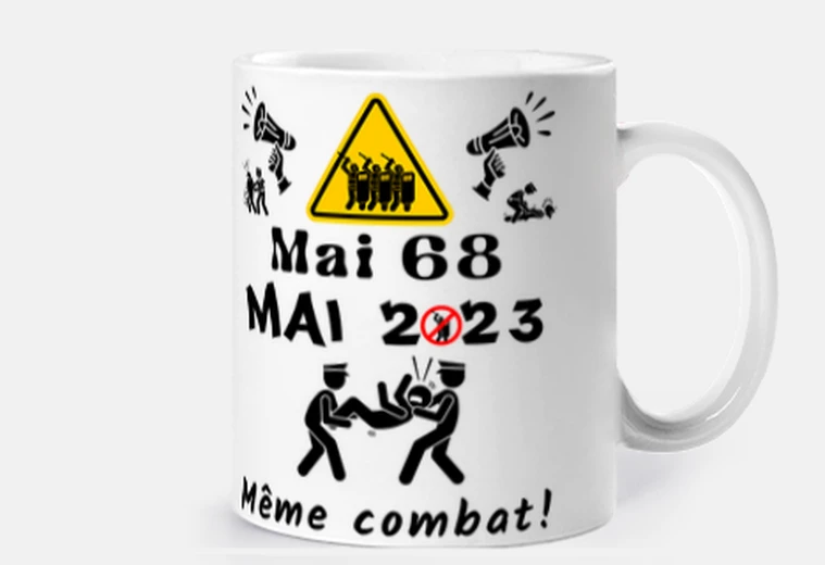 Mug Mai 2023 mai 68 meme combat