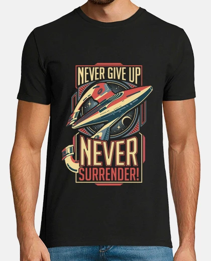 T-shirt mai arrendersi