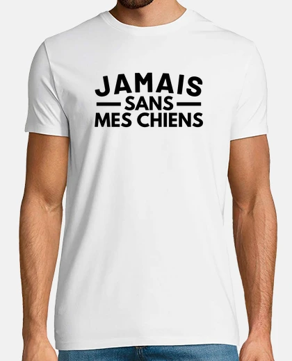 T-shirt mai senza i miei cani