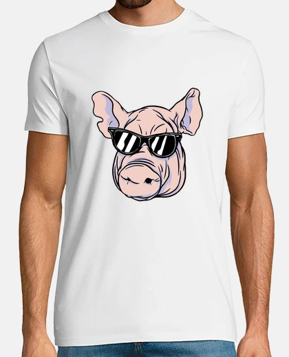 T-shirt maiale figo