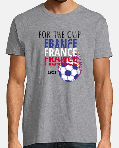 Tee-shirt maillot de supporter équipe de France coupe du monde au Qatar