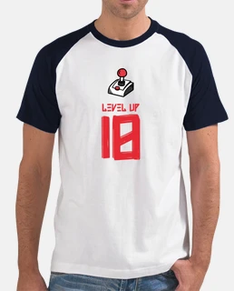 maillot de baseball level up 18 ans