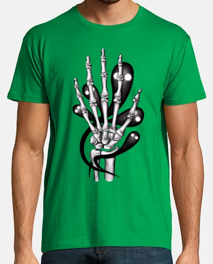 Tee-shirt main d39os avec des fantômes