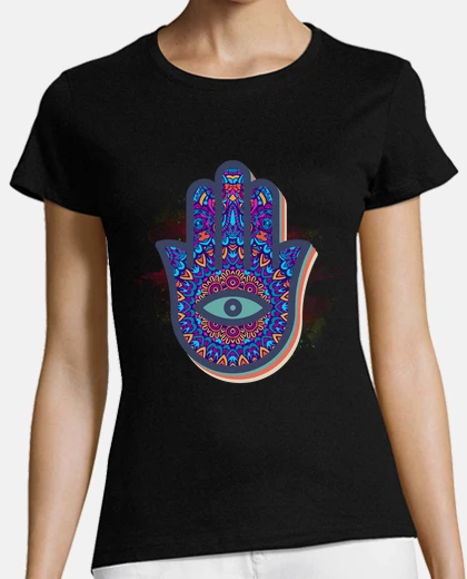 Tee-shirt main de fatima oeil yoga