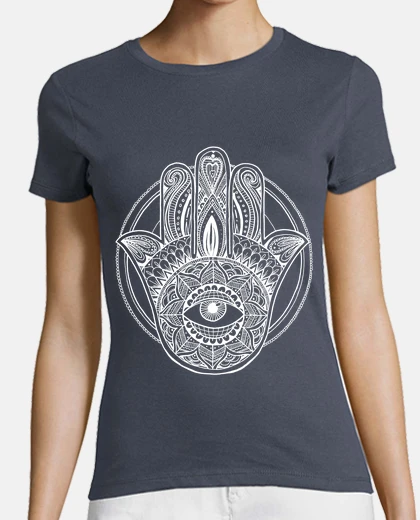Tee-shirt main fatima blanche