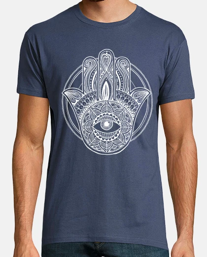 Tee-shirt main fatima blanche