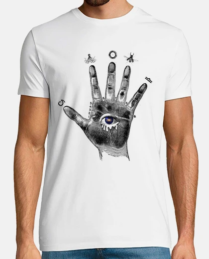 Tee-shirt main noire mystique