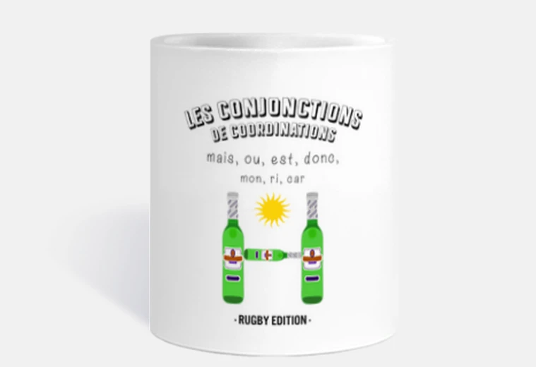 Mug mais, ou, est, donc, mon, ri, car Rugby