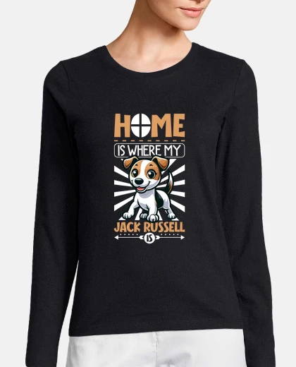 Tee-shirt maison jack russell terrier