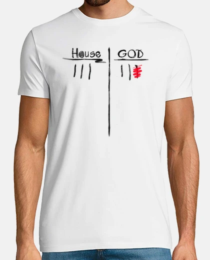 Tee-shirt maison vs dieu - t-shirt de l'homme