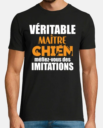 Tee-shirt Maître chien, élevage canin métier