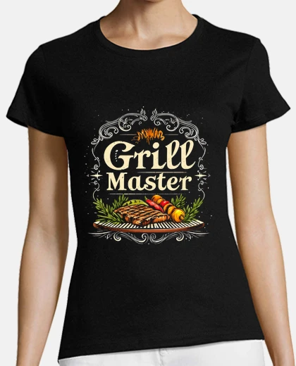 Tee-shirt maître du grill patron maître du grill 